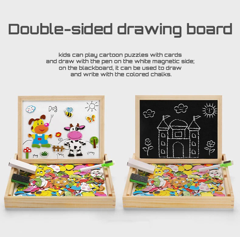 Magnetic Numbers, Letters and Animal Board