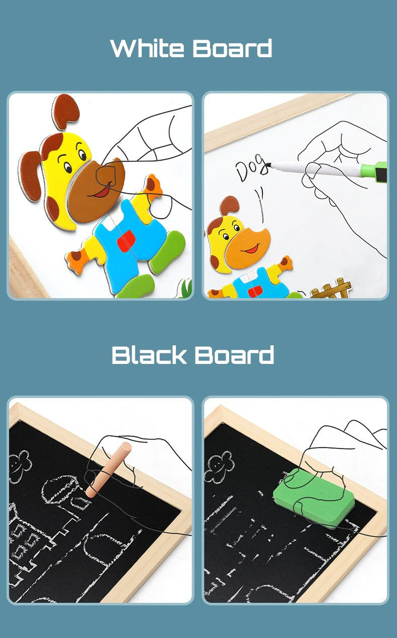 Magnetic Numbers, Letters and Animal Board