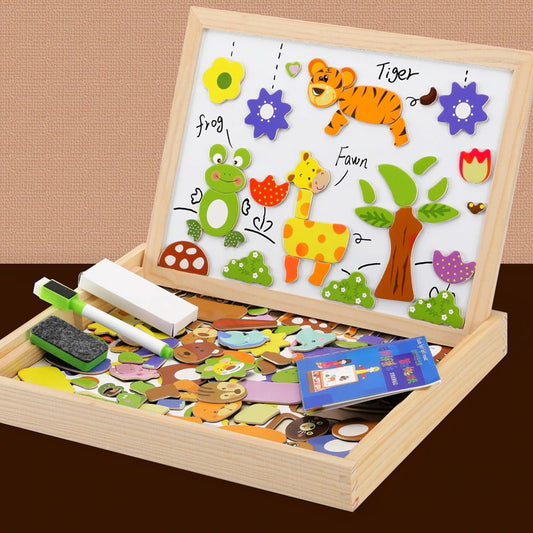 Magnetic Numbers, Letters and Animal Board