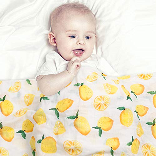 Breathable Muslin baby blanket for swaddling or stroller