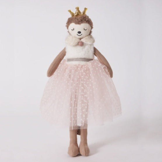 Large Plush Sloth Doll with fancy Clothes and crown