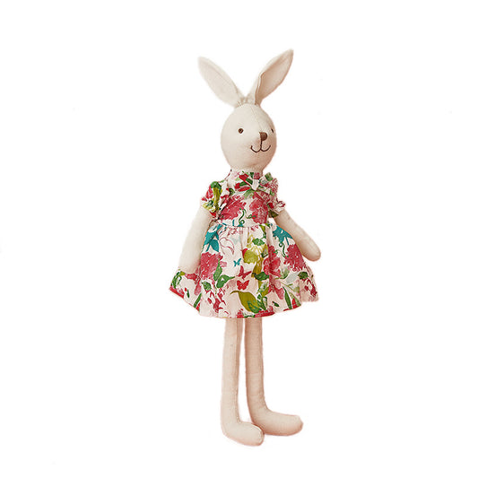 Large Plush Bunny Doll with Dress