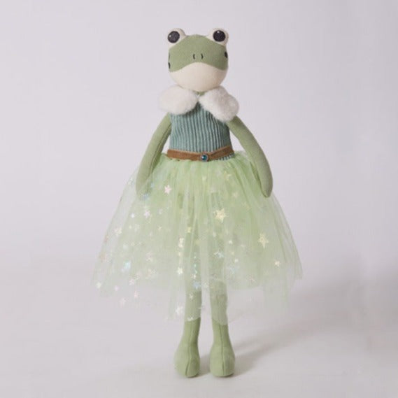 Large Plush Frog Doll with Clothes – Trendiibaby