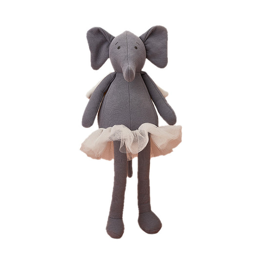 Large Plush Flying Elephant Ballerina Doll