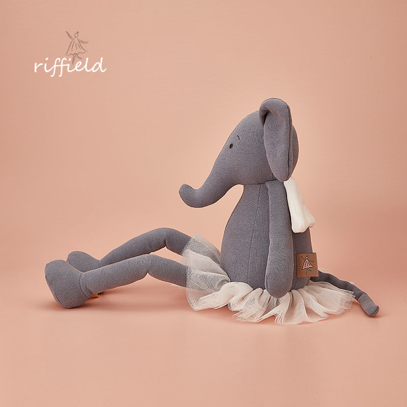 Large Plush Flying Elephant Ballerina Doll