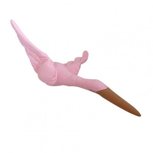 Beautiful swan hanging from the ceiling and becomes a unique decoration in any nursery/kid's room. It is soft and durable.