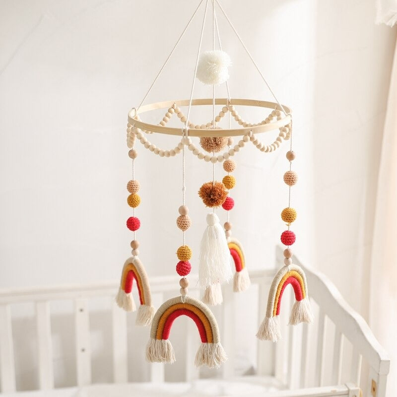 Rainbow Baby Mobile for Playroom /Nursery Crib