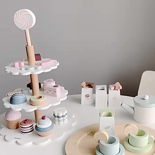 Wooden Tea Play Set