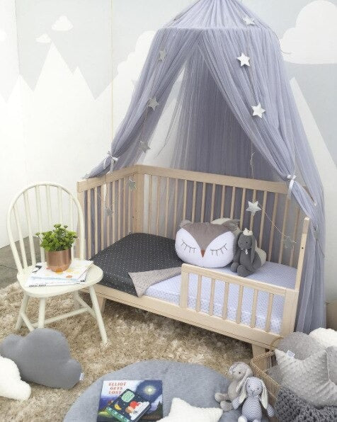 Baby and kid's bed canopy that can also be used as play tent