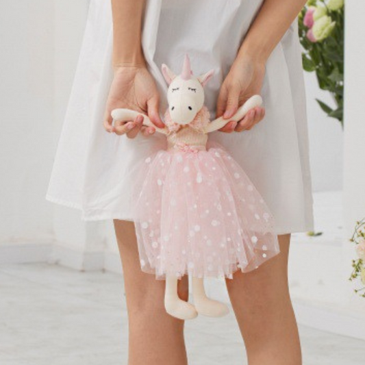 Beautiful plush rihno doll that can be used for imaginative play. Perfect gift for girls and boys