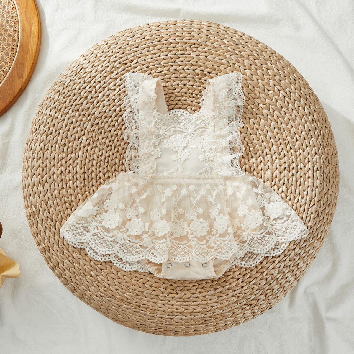 Lace Baby Romper
